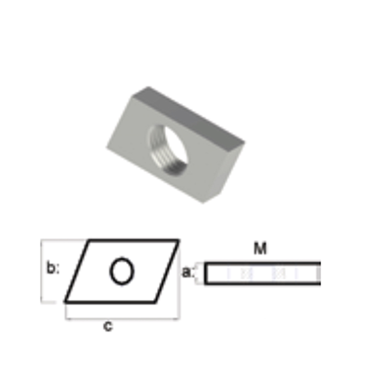 Cast In Channel Matching T-Bolt