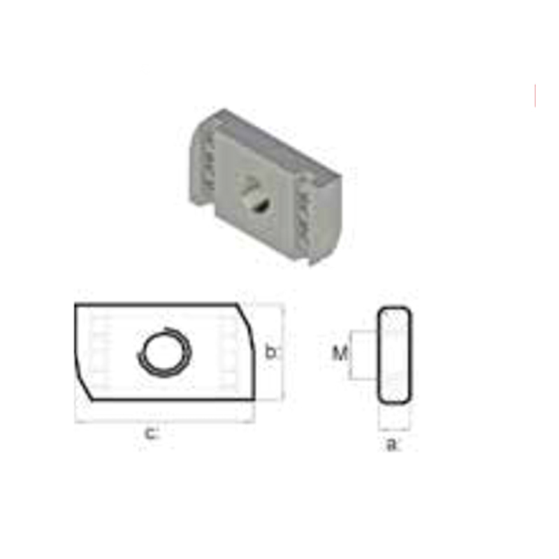 Cast In Channel Matching T-Bolt