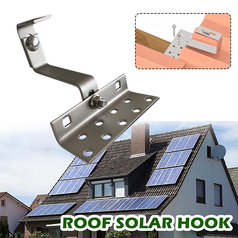 304 Solar Glazed Tile Roof Photovoltaic Bracket, Stainless Steel Hook