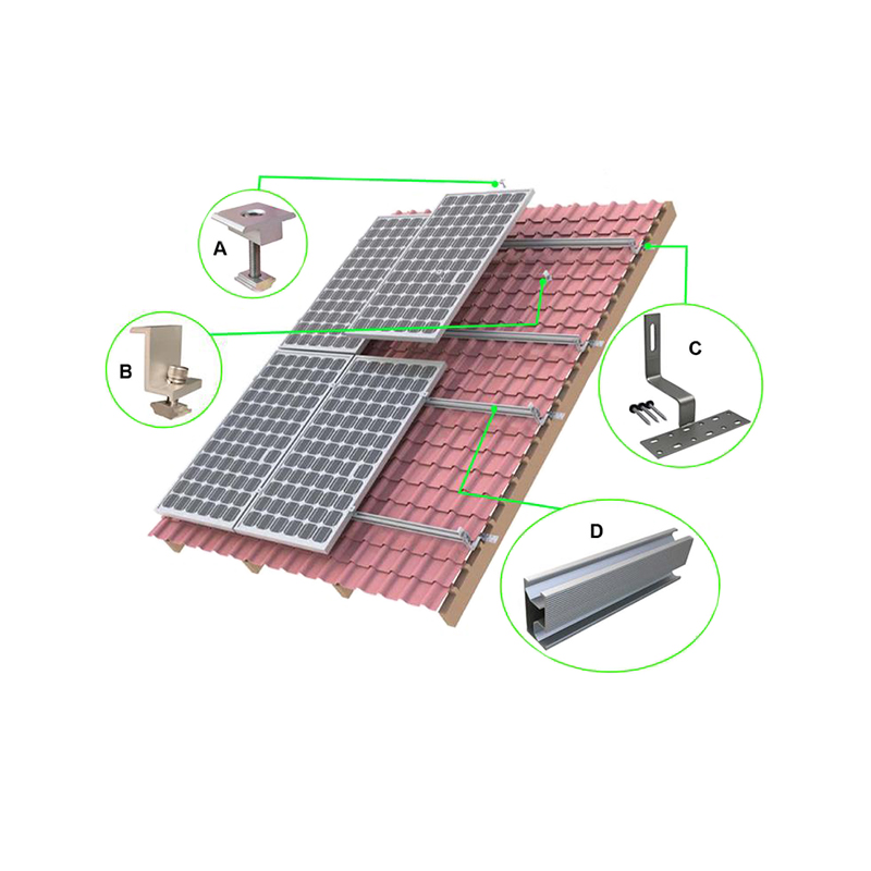 Solar Bracket Accessories Bracket, Sus304 Stainless Steel Hook