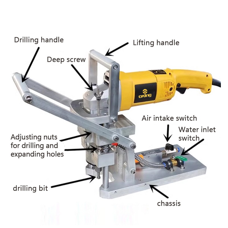 Portable Undercut Anchor Drilling Machine